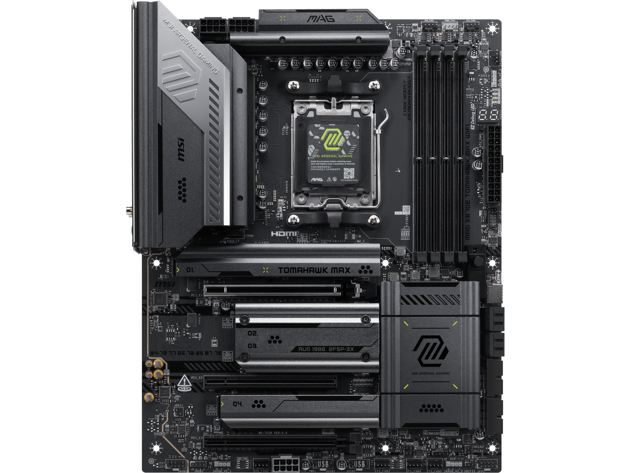 Msi Mag X870E Tomahawk Max Wif - X870E Atx Motherboard review and price
